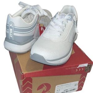 Billy Sport Inclusion Too White Zip Closure Tie Sneakers Women’s Size 6.5 NIB